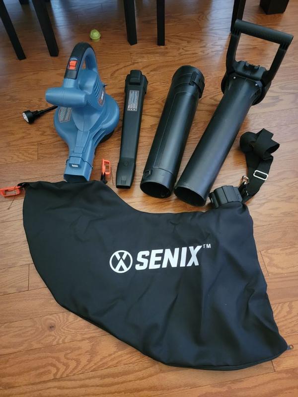 Senix BLVE12-M 12 Amp Electric Leaf Blower/Vacuum