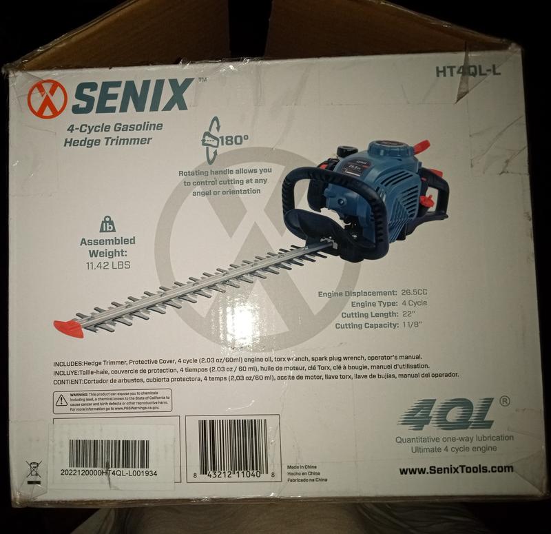 Reviews for Senix 26.5 cc Gas 4 -Stroke Hedge Trimmer with a