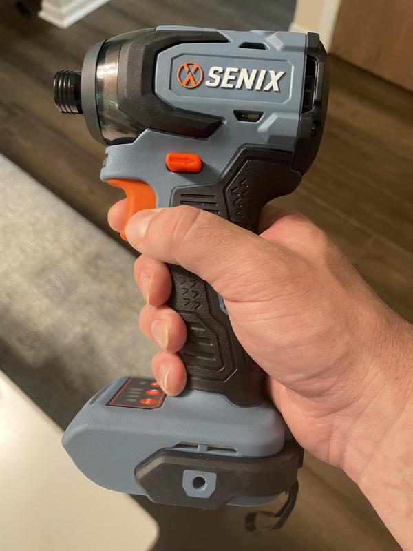 Senix S2K2B2-01 20 Volt Max 2-Tool Cordless Brushless Combo Kit, 1/2-I