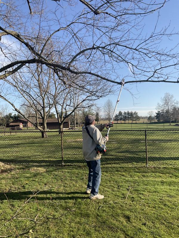 Harness helps with extended cutting time