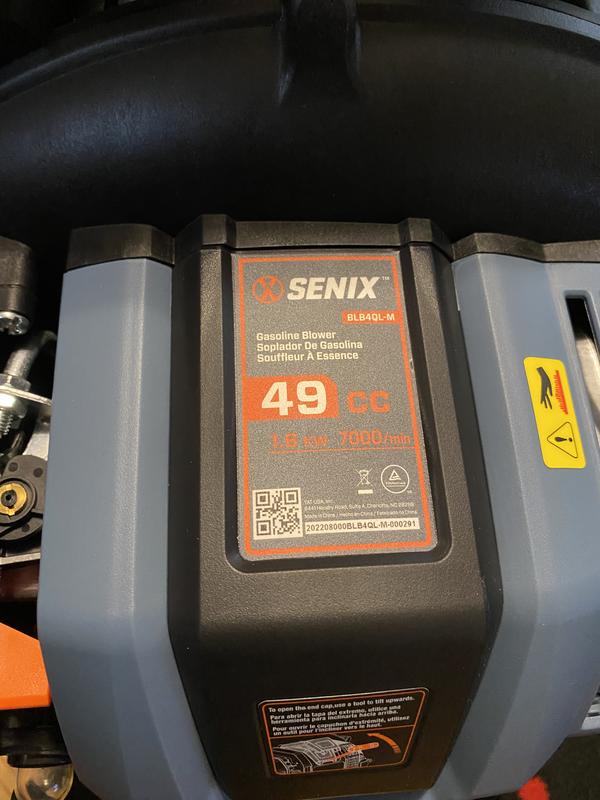 Soplador de hojas portátil a gasolina de 4 ciclos y 26,5 cc 4QL®, BL4Q –  SENIX Tools Mexico