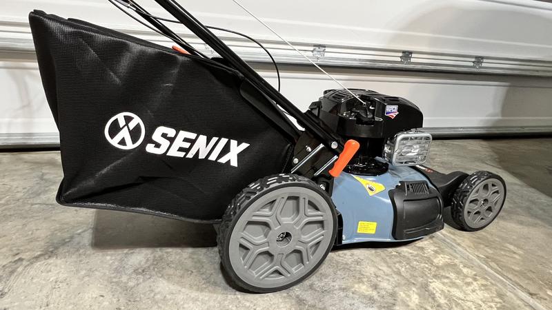 22-Inch 163cc Gas Powered 4-Cycle Self-Propelled Lawn Mower, 3-In-1, M –  SENIX Tools