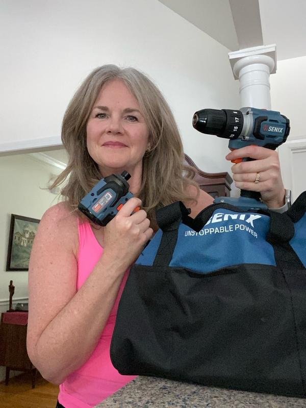 SENIX X2 20-volt 2-Tool Brushless Power Tool Combo Kit with Soft