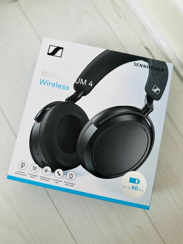 Sennheiser MOMENTUM 4 Wireless ブラック Sennheiser Momentum 4 Bluetooth Over-Ear Headphones Black