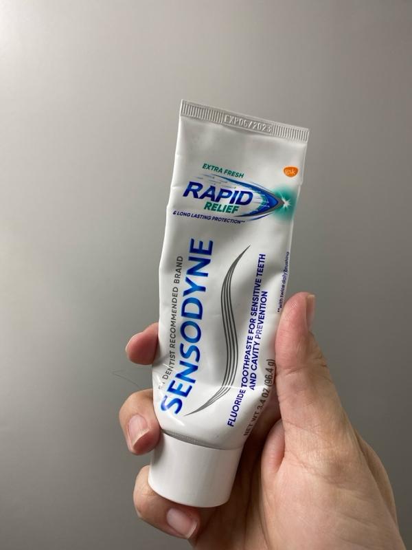 Sensodyne Rapid Relief Toothpaste Extra Fresh, 3.4 oz