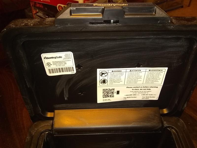 SentrySafe 0.61 cu. ft. Fireproof Safe File Box 1170 - The Home Depot