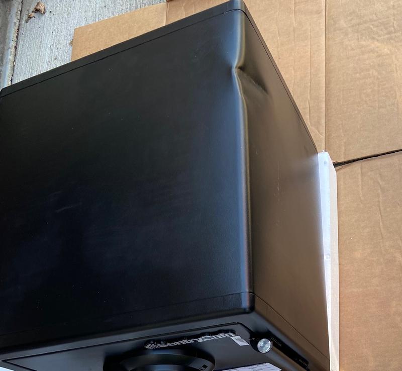 Dropped? Struck by? Outer box in perfect condition, however.