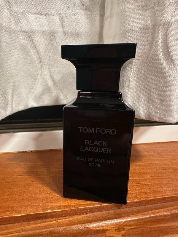 Black Lacquer Eau de Parfum Fragrance with Leather & Peony - TOM