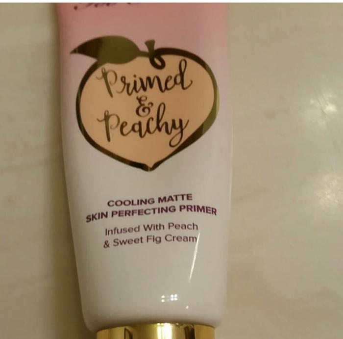 Primed Peachy Cooling Matte Perfecting Primer Mini Peaches And Cream Collection Too Faced Se