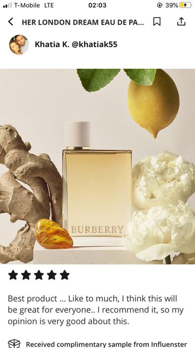 Her London Dream Eau de Parfum - BURBERRY | Sephora