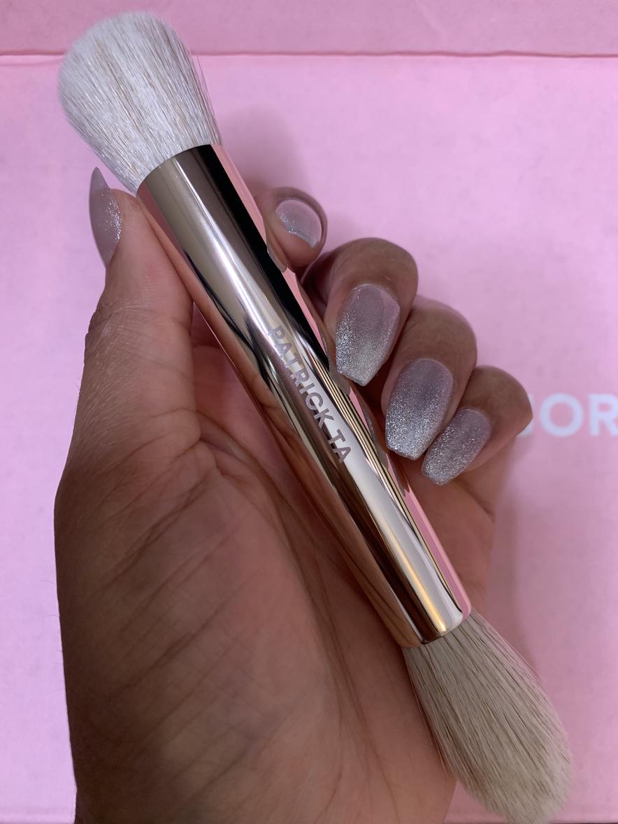 Dual-Ended Complexion Brush - PATRICK TA | Sephora