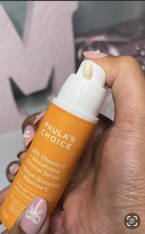 25% Vitamin C + Glutathione Clinical Serum for Brightening and Discoloration - Paula's Choice