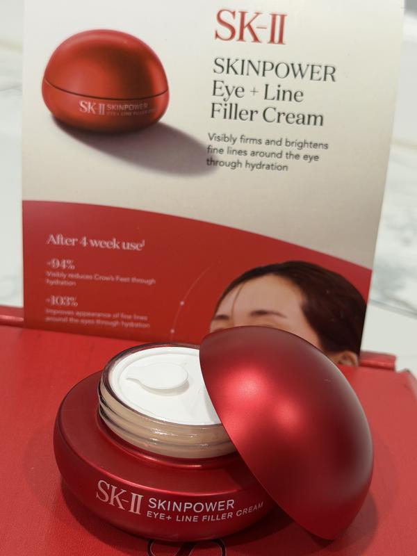 SKINPOWER Re-New Eye + Line Filler Cream for Fine Lines, Dryness