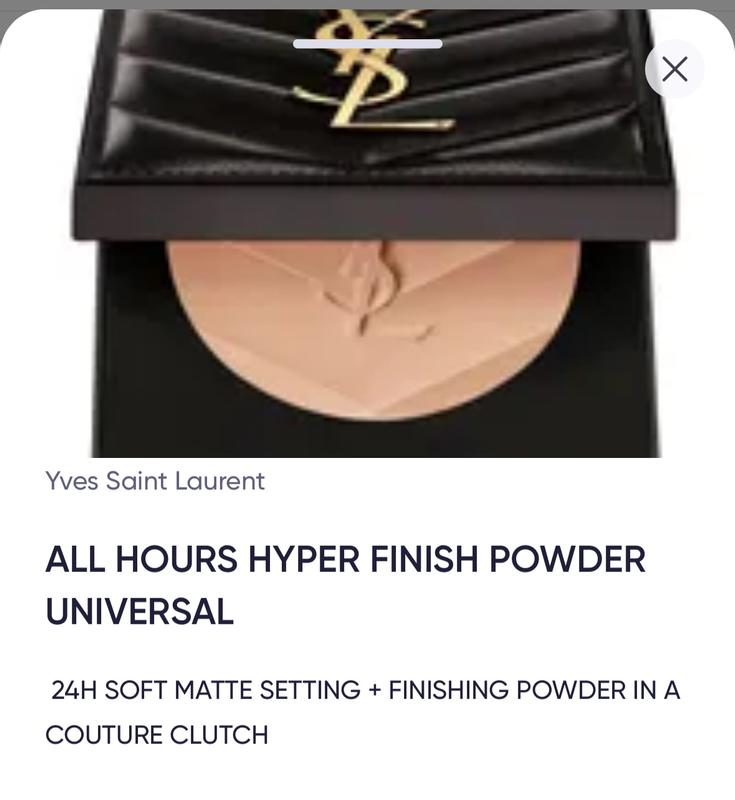 All Hours Hyper Finish 24H Multi-Use Natural Matte Powder - Yves