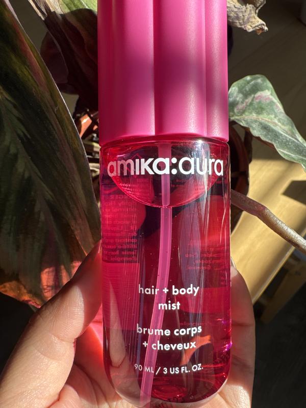 amika:aura Hair & Body Mist with Vanilla and Pink Grapefruit