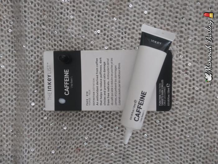 the inkey list caffeine eye cream 0.5 oz travel size