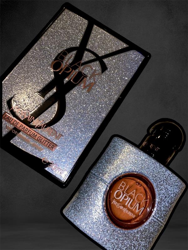 Black Opium Eau de Parfum Glitter with Marshmallow & Coffee - Yves
