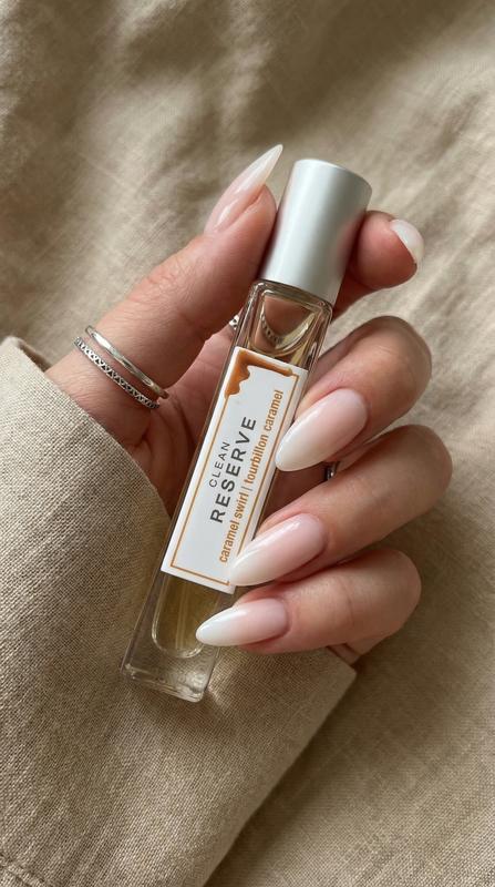 Caramel Swirl Eau de Parfum with White Musk Travel Spray - CLEAN