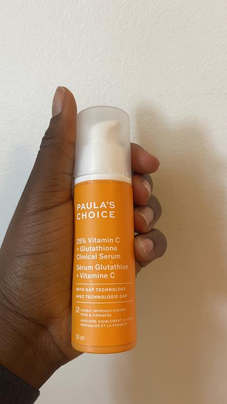 25% Vitamin C + Glutathione Clinical Serum for Brightening and Discoloration - Paula's Choice