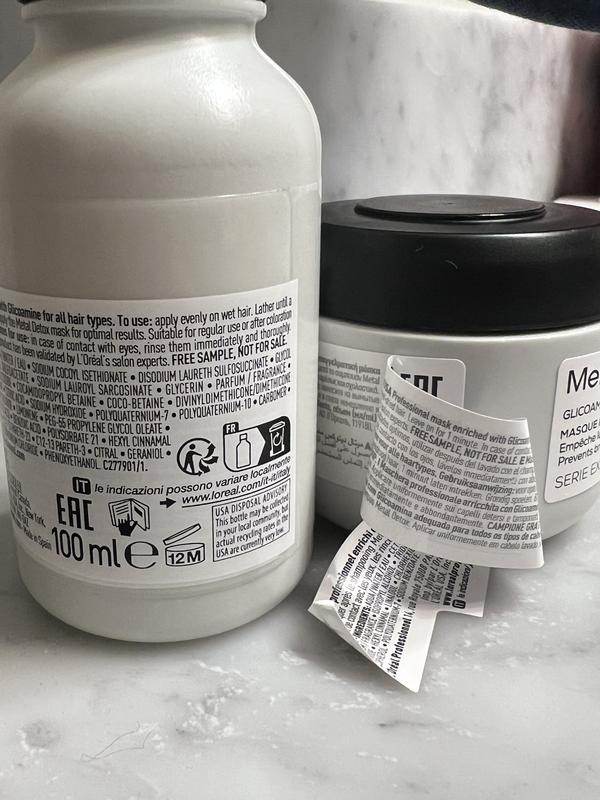 Mini Metal Detox Shampoo & Hair Mask Starter Set - L'Oréal