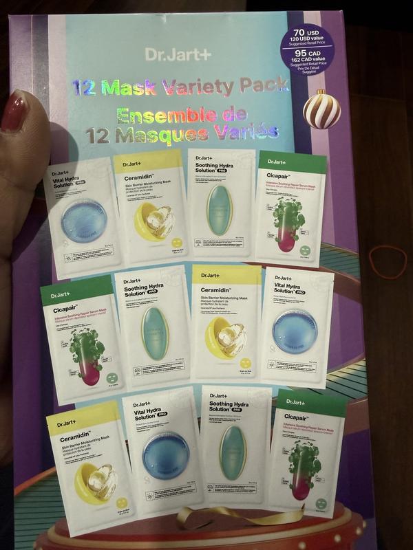 Healthy Beauty 2袋とシェイカーと3食セット Korean Sheet Mask 12 Pack Gift Set - Dr. Jart+ | Sephora