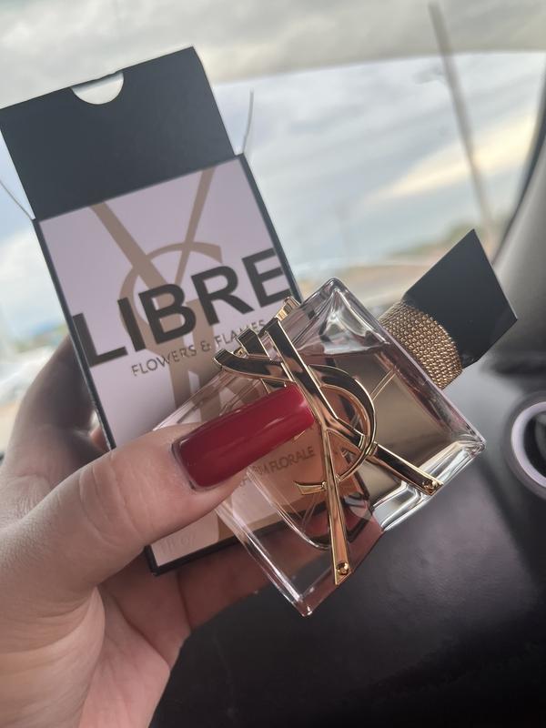 Libre Flowers & Flames Eau de Parfum Florale Travel Spray with