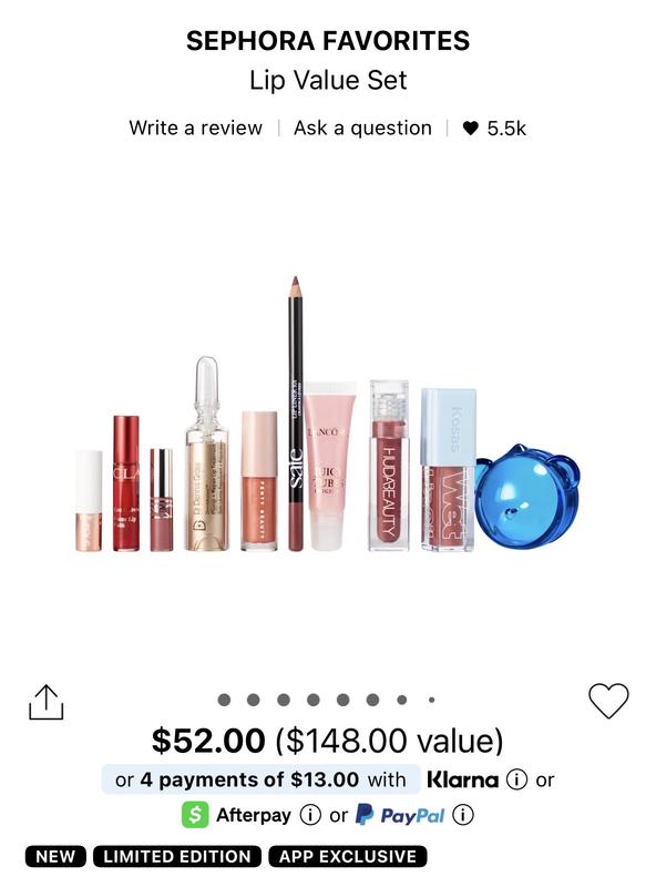 Holiday Lip Kit Value Set - Sephora Favorites | Sephora