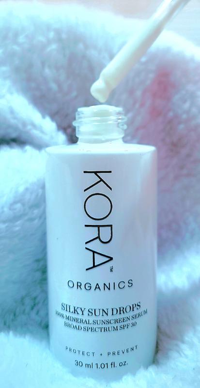 Silky Sun Drops Organic Sunscreen Serum with SPF 30 for Skin