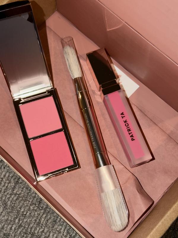 Dual Ended Transition Blush Brush - PATRICK TA | Sephora