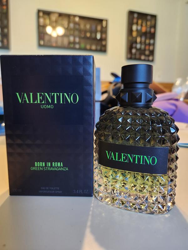 Uomo Born in Roma Green Stravaganza Eau de Toilette with Coffee