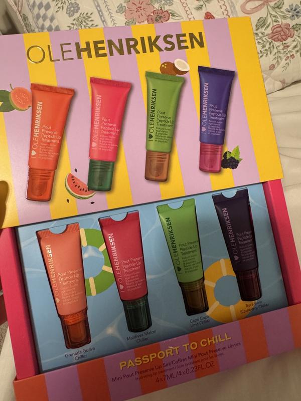 Passport to Chill Mini Pout Preserve Peptide Lip Set