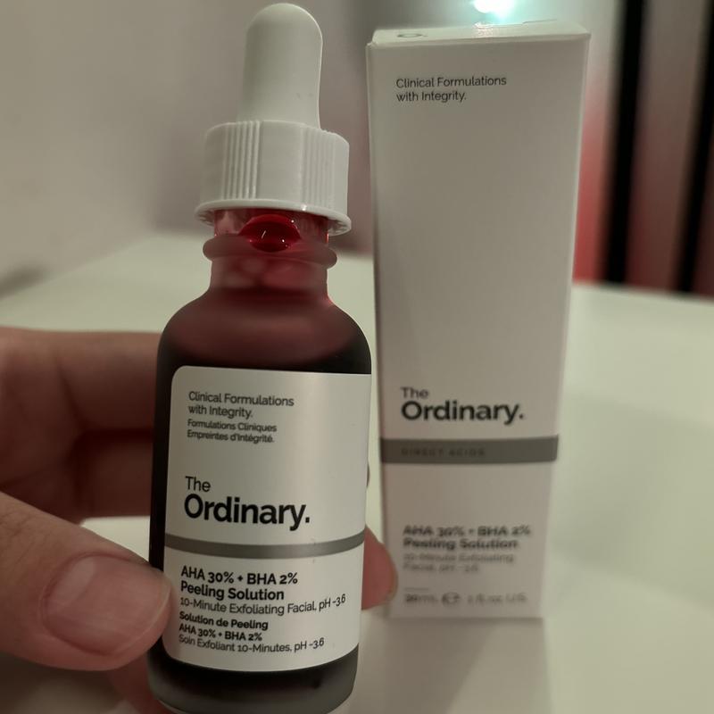 AHA 30% + BHA 2% Exfoliating Peeling Solution - The Ordinary | Sephora