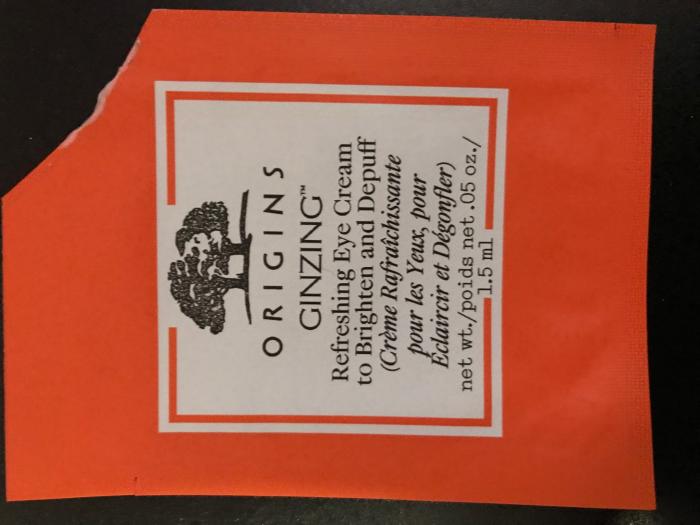 sephora ginzing eye cream
