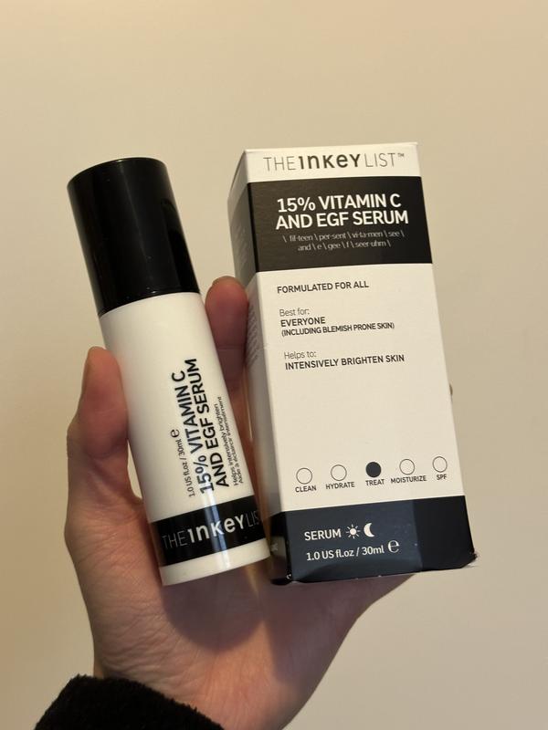 15% Vitamin C and EGF Brightening Serum - The INKEY List | Sephora