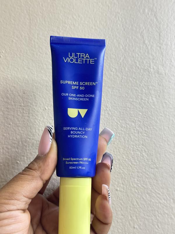 Supreme Screen SPF 50 Facial Sunscreen Moisturizer and Primer