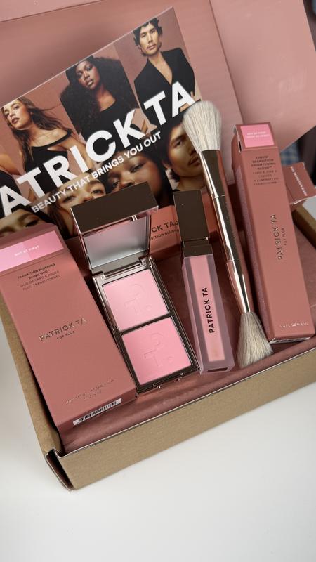 Patrick Ta ブラッシュ+リップグロスセット Dual Ended Transition Blush Brush - PATRICK TA | Sephora