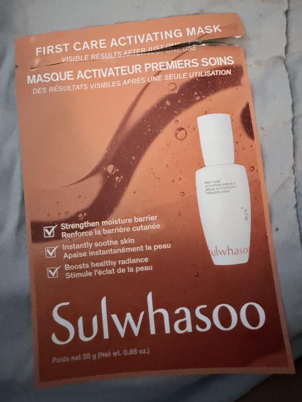 First Care Activating Single Sheet Mask - Sulwhasoo | Sephora