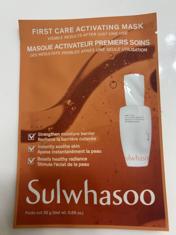 First Care Activating Serum Sheet Mask - Sulwhasoo | Sephora