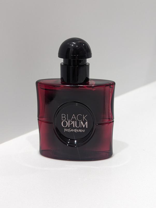 Black Opium Eau de Parfum Over Red with Cherry & Coffee - Yves