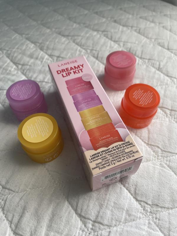 laneige dreamy lip sleeping mask kit with vitamin c edition gift set with