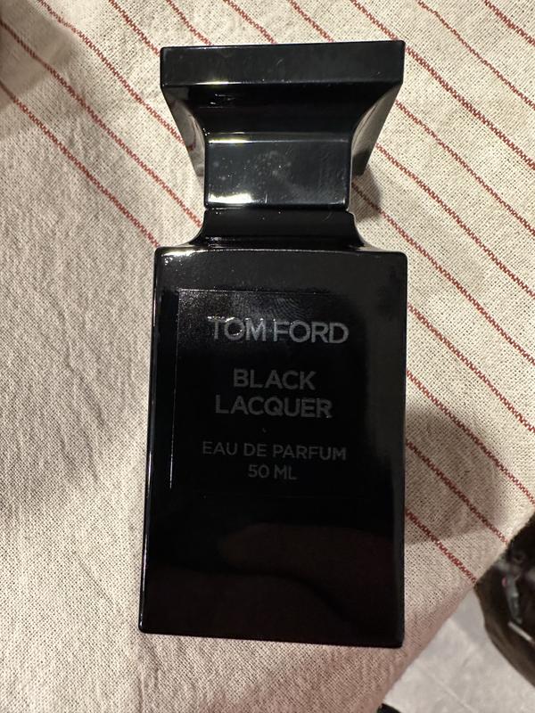Black Lacquer Eau de Parfum Fragrance with Leather & Peony - TOM