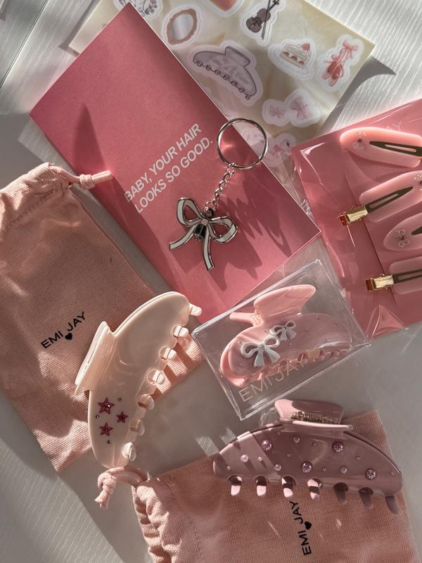 Sweetheart Hair Claw Clip in Pink Pixie - Emi Jay | Sephora