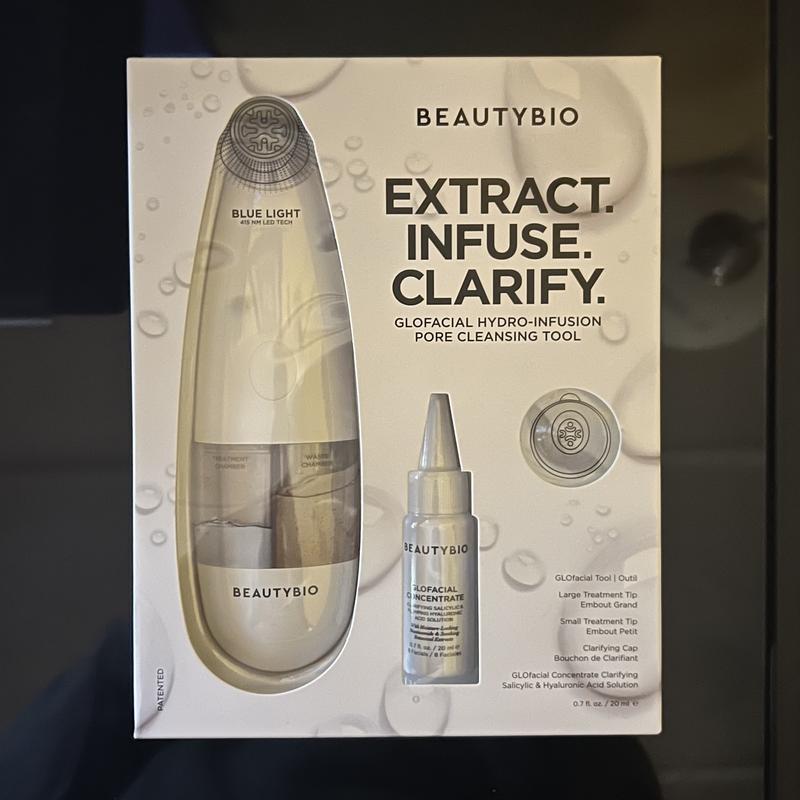 GLOfacial Hydro-Infusion Pore Cleansing + Blue LED Clarifying Tool