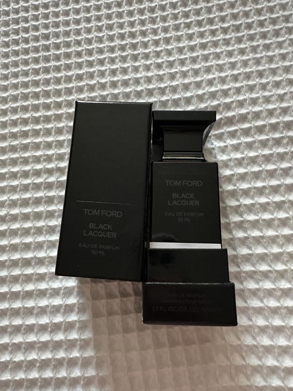 Black Lacquer Eau de Parfum Fragrance with Leather & Peony - TOM