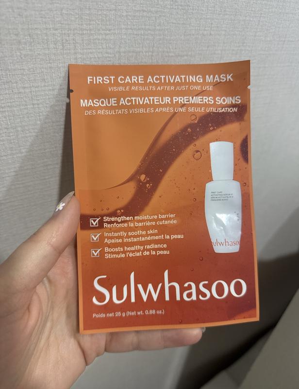 First Care Activating Single Sheet Mask - Sulwhasoo | Sephora