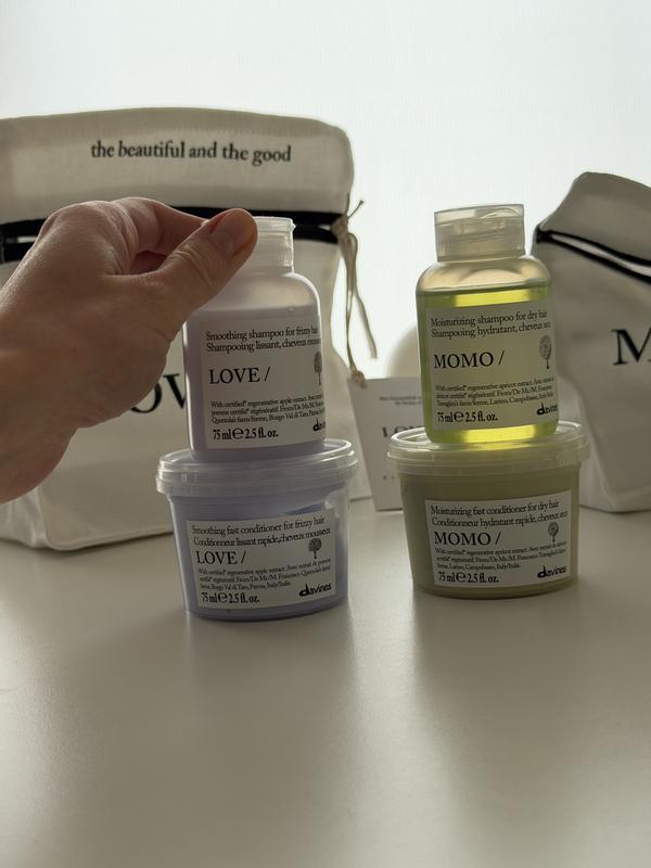 LOVE Smoothing Mini Bestsellers Hair Set for Frizzy Hair - Davines
