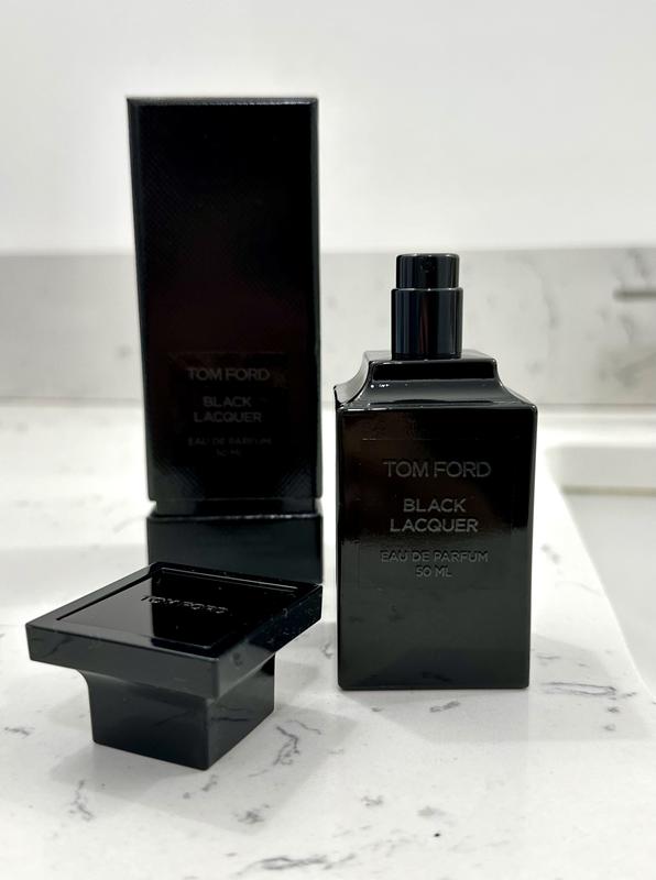 Black Lacquer Eau de Parfum Fragrance with Leather & Peony - TOM