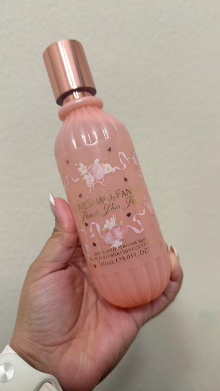 Mini Peach Pom Pom Hair & Body Mist - LoveShackFancy | Sephora