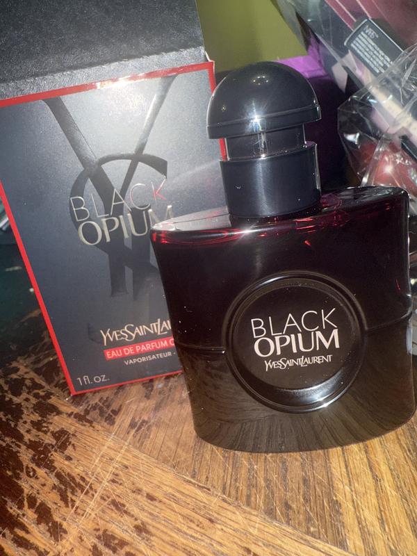 Black Opium Eau de Parfum Over Red with Cherry & Coffee - Yves