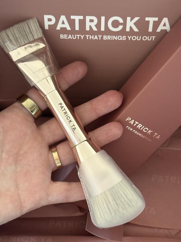 Dual Ended Foundation Brush - PATRICK TA | Sephora
